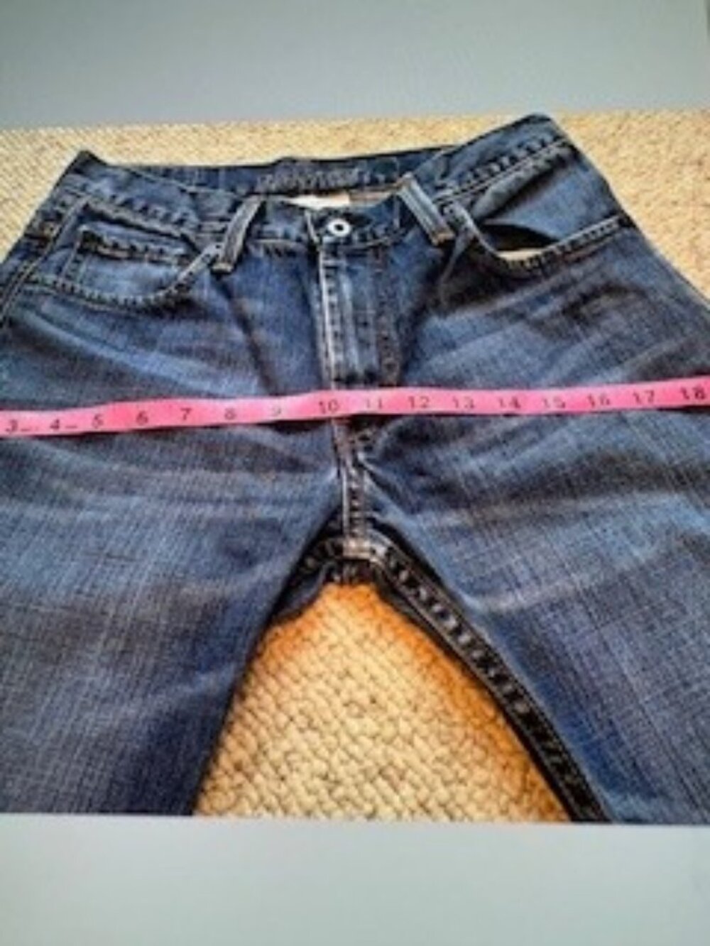 Levi 539 Vintage Straight Blue Jeans 29x32 100% ORGANIC COTTON ECO DENIUM - Picture 8 of 11